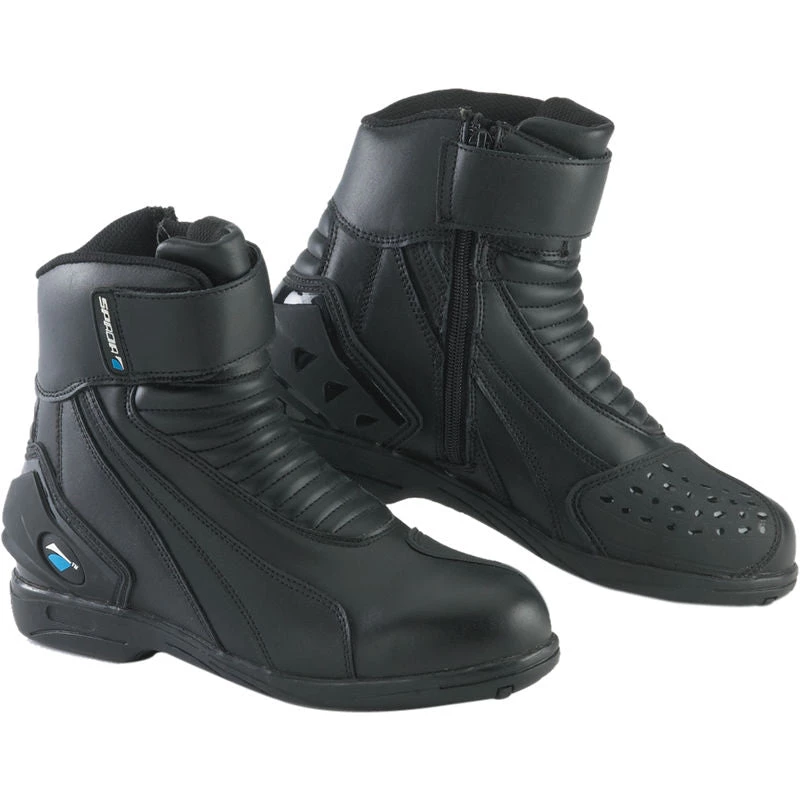 Spada Clothing SPADA ICON Black Waterproof Motorbike/Scooter Short Ankle Sports Boots 36-47