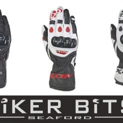 IXON RS CIRCUIT 2 Motorbike 2018+ Racing Leather/Textile Gloves CE Certified