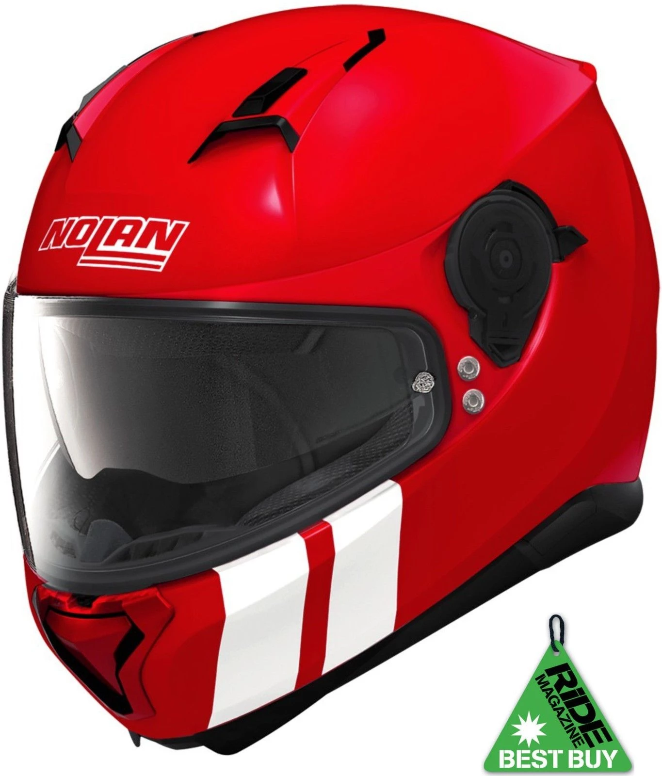 25% OFF Nolan N87 MARTZ N-Com CORSA RED Motorcycle Helmet Pinlock RIDE BEST BUY