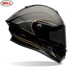 Bell RACE STAR SPEED CHECK Black/Gold Ace Cafe 3K Carbon Shell Helmet