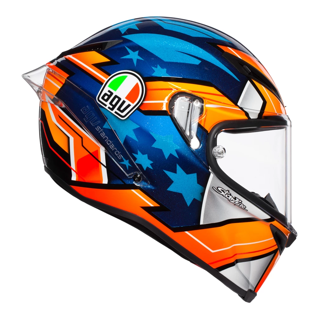 AGV Helmets AGV CORSA-R Sports Performance Carbon Fibreglass Motorbike Helmet Pinlock FREE