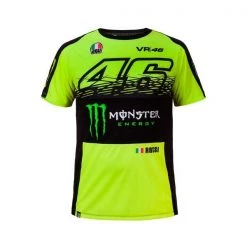 VR46 Valentino Rossi MONSTER Flo Mens T-Shirt The Doctor Official MotoGP Merchandise