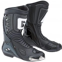 Gaerne Boots GAERNE GRW Black Aquatech Leather Waterproof Sports/Touring Boots Made In Italy