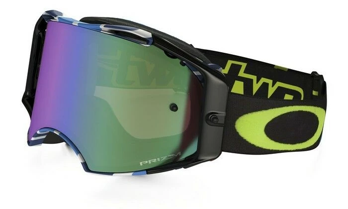 OAKLEY Airbrake Goggles Prizm MX Motocross High Impact Plutonite Anti-Fog Lenses