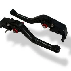ALL DUCATI Evotech Performance Short Black Brake & Clutch Levers Set