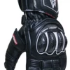 RST TRACTECH EVO-R Black Motorbike CE Approved Kangaroo Leather Sports Gloves RST Clothing