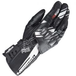 FURYGAN RG20 Black/White Leather Sports/Street CE Motorbike Gloves Furygan Clothing