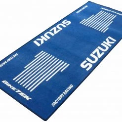 BikeTek Bike-It SUZUKI Blue Motorbike Garage Pit Mat Motorcycle Floor Rug GSXR Garage Mats