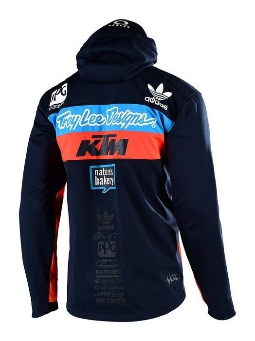 Troy Lee Designs KTM 2019 Pit Jacket Navy Blue Motocross MX Motorbikes