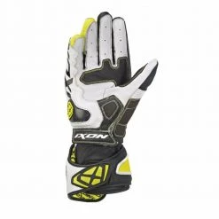 Ixon Clothing IXON RS GENIUS 2 Motorcycle Goat Skin/Kangaroo Leather Racing Gloves CE Level 1