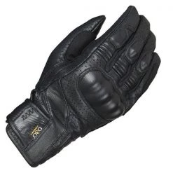 FURYGAN VITTORIO D30 Armour Black Leather Motorcycle/Cruiser/Retro Short Gloves Furygan Clothing