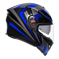 AGV Helmets AGV K5-S HURRICANE 2.0 Blue/Black Motorbike Sports Touring Helmet With PINLOCK