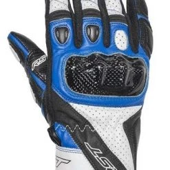 RST Clothing RST STUNT 3 BLUE CE Motorbike Leather Short Sports 2123 Gloves Cheap