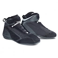 Ixon Clothing IXON SPEEDER Suede CE Motorcycle/Scooter Sports Ankle Black Boots/Shoes