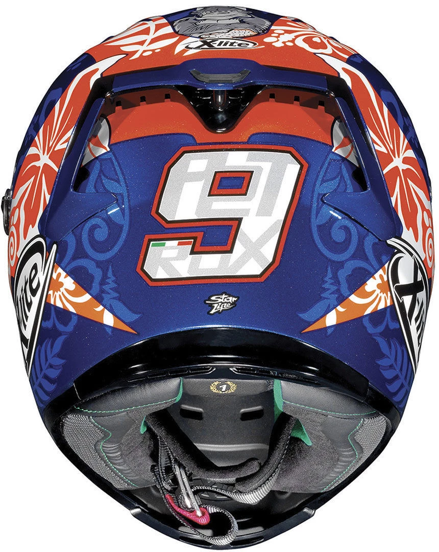 X-Lite X803 D.PETRUCCI Cayman Blue & FREE Dark Visor 2018 Motorbike Race Helmet X-Lite Helmets