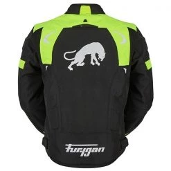 FURYGAN BLAST 2019 Motorcycle/Scooter Textile Black/Yellow Jacket Furygan Clothing