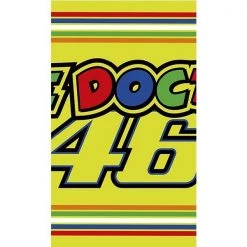 VR46 Clothing VR46 Classic Beach/Bath Towel Official Valentino Rossi Merchandise