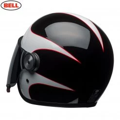 BELL Cruiser 2018 RIOT Boost White/Black/Red Open Face Motorcycle Helmet Bell Helmets