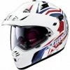 X-lite XLite X551 GT Kalahari N-Com White/Red/Blue Adventure Motorcycle Helmet X-Lite Helmets