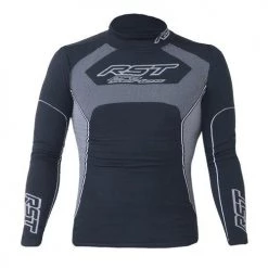 RST Clothing RST TECH X COOLMAX Long Sleeve Top Base Layer Motorcycle Black/Grey Clothing