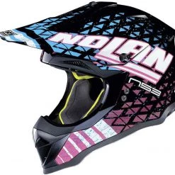 NOLAN N53 Whoop/Sidewinder Motocross MX OffRoad Motorbike Green Lane Peak Helmet