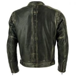 RICHA GOODWOOD Leather Retro Vintage Style Black/Brown Motorcycle Jacket Richa Clothing