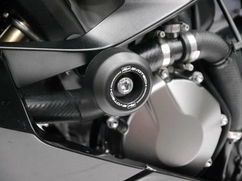 KAWASAKI ZX6R (2019 Onwards) Frame Crash Protection Bungs By Evotech Performance