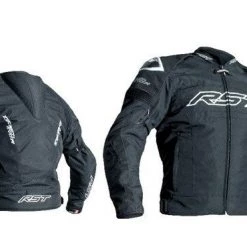 RST Clothing RST TRACTECH EVO R Black Textile Race Hump Sports Motorbike CE Approved Jacket