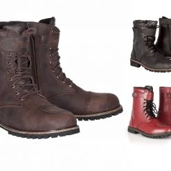 SPADA Pilgrim Grande Waterproof Motorcycle Vintage/Street/Retro Leather Boots