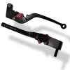 Honda CBR1000RR 2008-16 Folding Black Clutch/Brake Lever Set Evotech Performance
