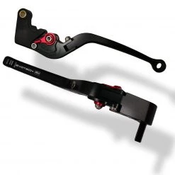 Honda CBR1000RR 2008-16 Folding Black Clutch/Brake Lever Set Evotech Performance