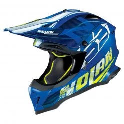 NOLAN N53 Whoop/Sidewinder Motocross MX OffRoad Motorbike Green Lane Peak Helmet