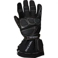 Richa Clothing RICHA Carbon Black Winter Warm Waterproof Thinsulate Motorcycle/Scooter Gloves