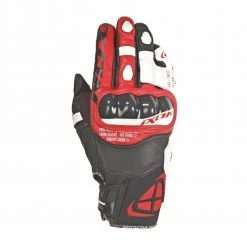 Ixon Clothing IXON RS RING Textile/Leather Roaster Short Motorbike Gloves CE Level 1