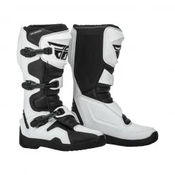 Fly Products FLY 2019 Maverick Adult Boot Black/White/Hi-Vis For Motocross MX Off-Road Enduro
