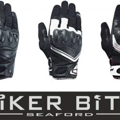 IXON RS DRIFT Mesh/Leather Light Vented Summer Short Roadster Motorcycle Gloves Ixon Clothing