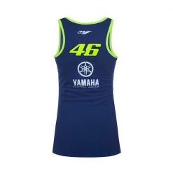 Ladies Valentino Rossi Yamaha M1 Blue Tank Top Vest Official VR46 Merchandise VR46 Clothing