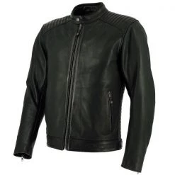 RICHA THRUXTON Leather Retro Vintage Black/Brown Motorcycle Jacket Richa Clothing