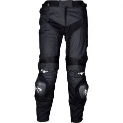 Furygan Clothing FURYGAN VELOCE Matt Black Full Grain Leather Sports Motorbike Trousers CE