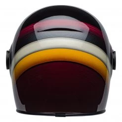 BELL CRUISER 2019 BULLITT Burnout Black/Maroon/White Classic Motorcycle Helmet