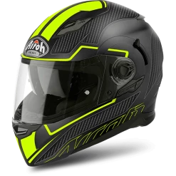 AIROH MOVEMENT-S Faster Yellow Matt Sun Visor Motorbike Helmet Pinlock Included