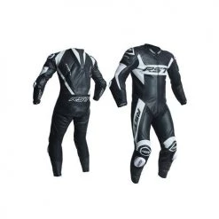 RST Tractech Evo-R Black/White 1PC Motorbike Leather Racing AAA CE Race Suit