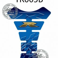 Motografix Motografix Kawasaki ZX10R ZX6R Blue 3D Gel Tankpad Protector